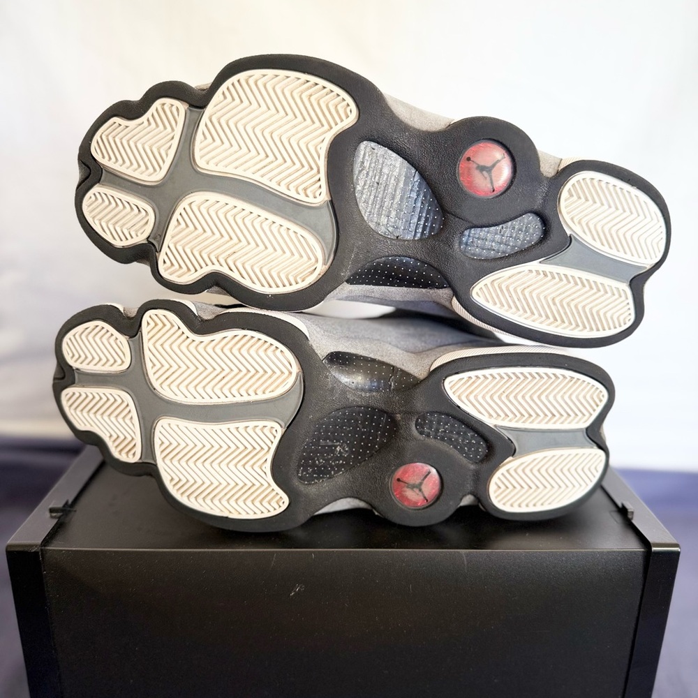 AUTHENTIC Jordan 13 Retro Black Flint size 12 DJ5982-060 2023 PRE-OWNED - Picture 6 of 8